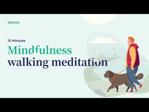 Mindfulness meditation classic walking meditation (15 min)