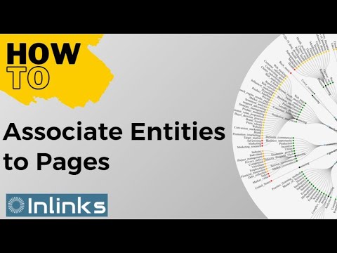 HOW TO associate Entities (Topics) to Pages