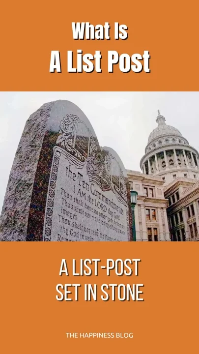 What's A List Post? How To Write One? 3 List Post 10 Commandments-Pin2