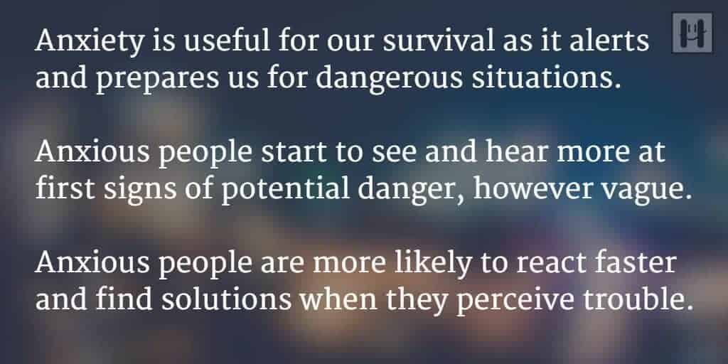 Q6 Anxious people see more