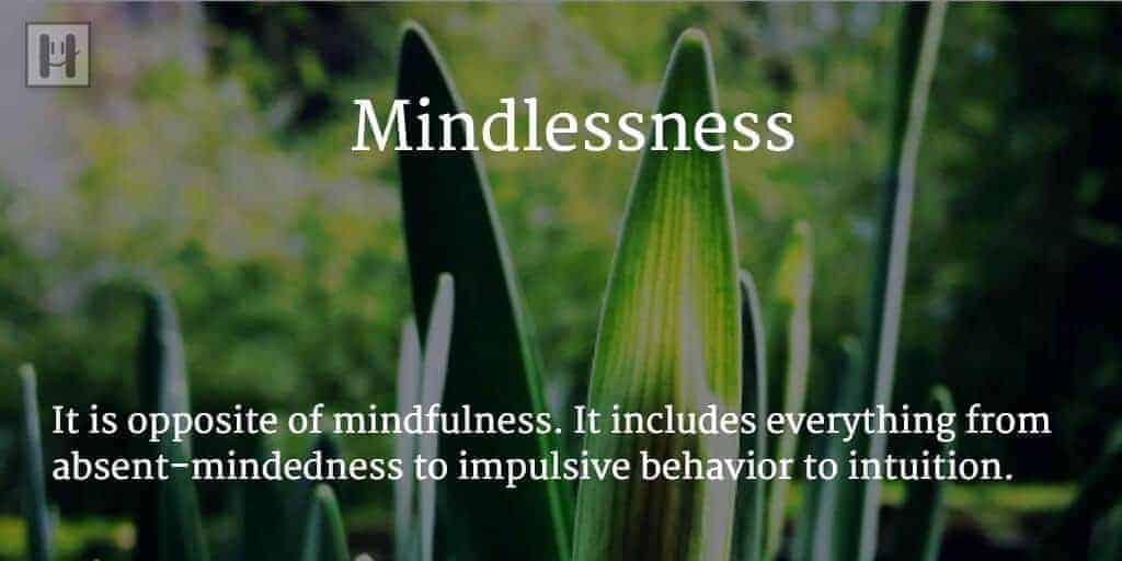 Q14 Mindlessness is