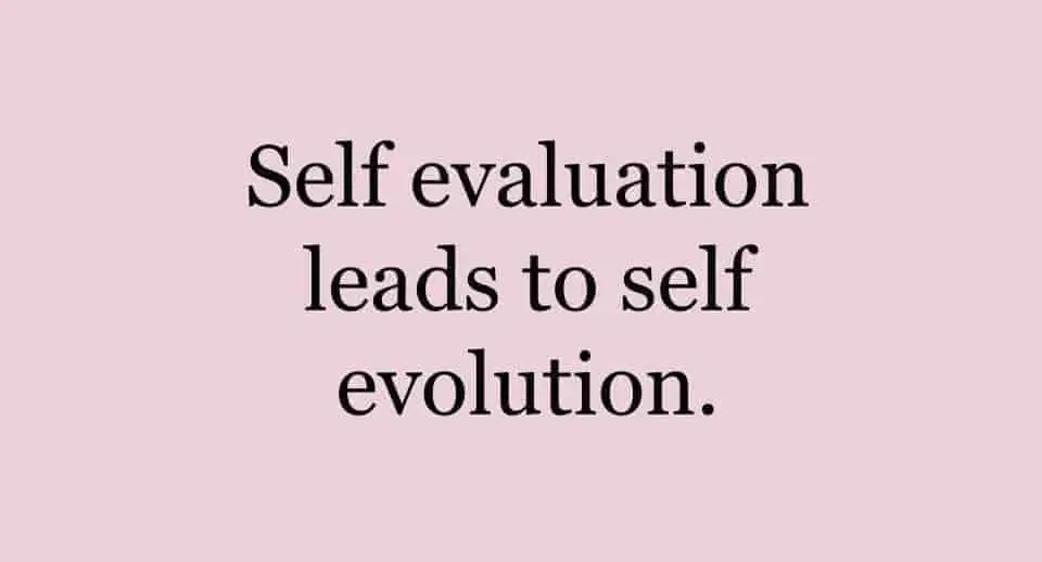 success tips self evaluation