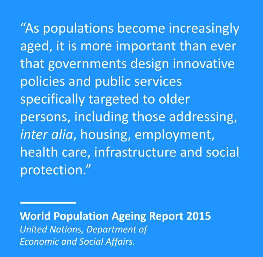 world population ageing report 2015