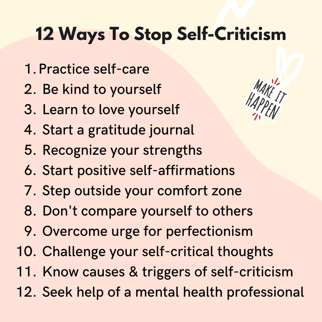 How To Check & Stop Self-Criticism (Without Overreacting)