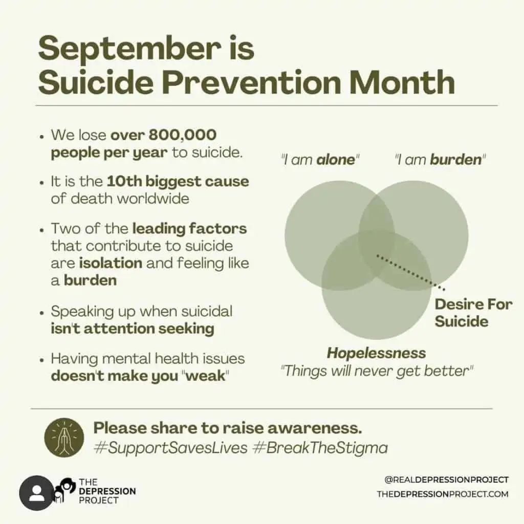 September is Suicide prevention month
