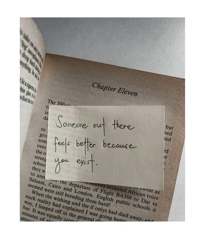 You make a difference to someone.