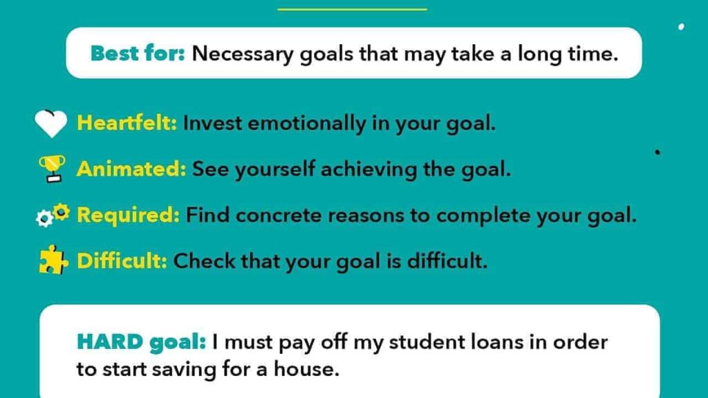 how to achieve hard goals