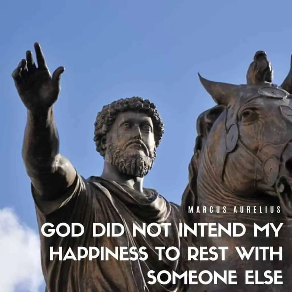 Marcus Aurelius quote on happiness