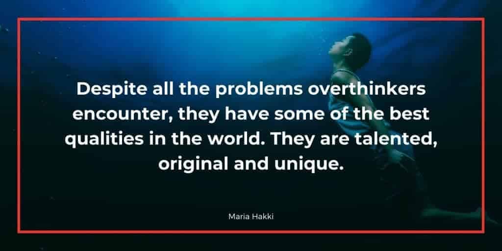 Overthinking quote Maria Hakki Overthinking quote Maria Hakki