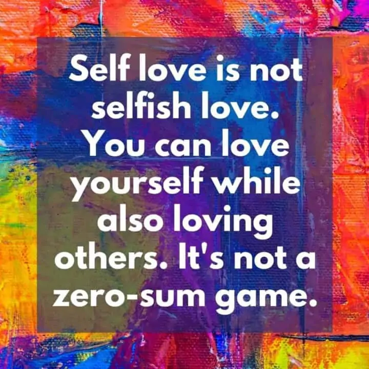 self-love-not-selfish