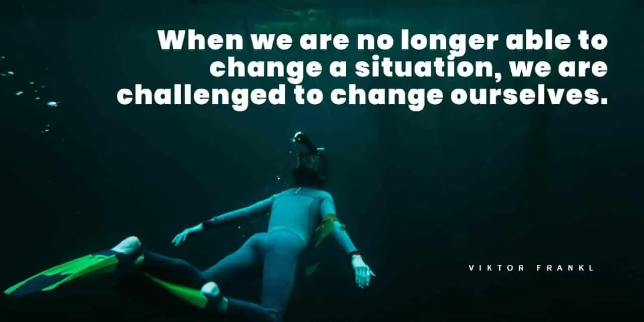 challenged to change ourselves
