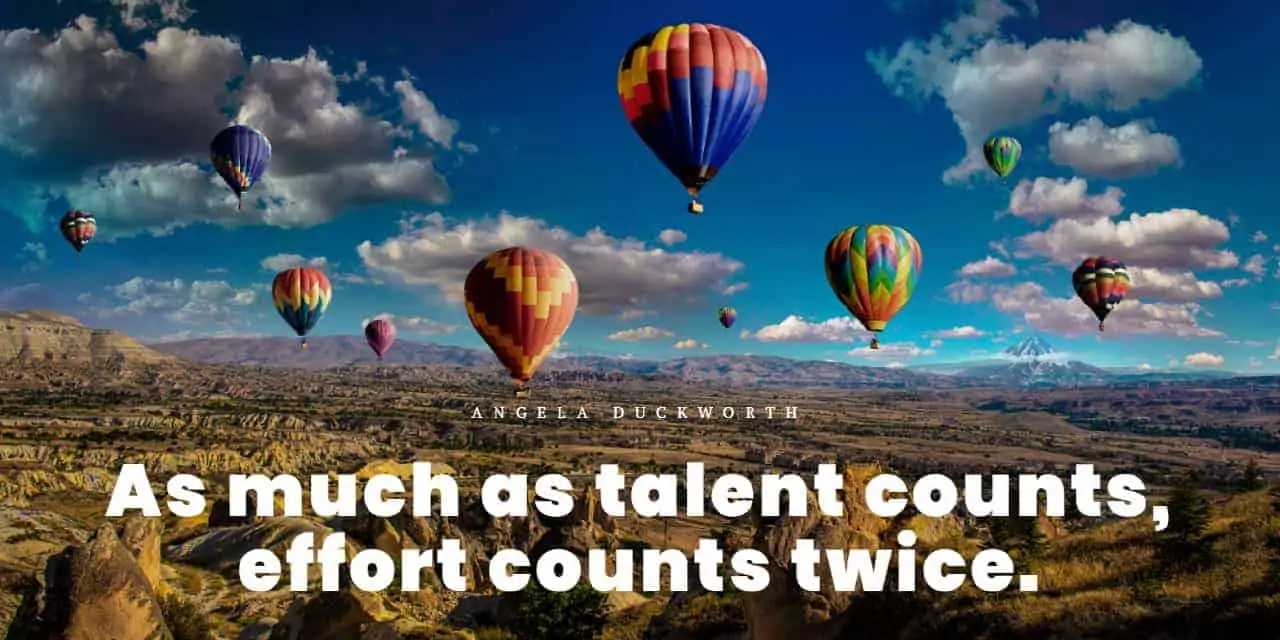 effort counts twice