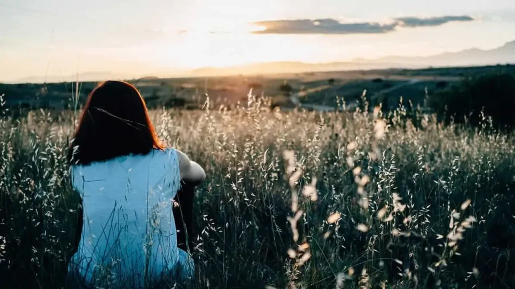 Mindfulness is watching thoughts like clouds in the sky.