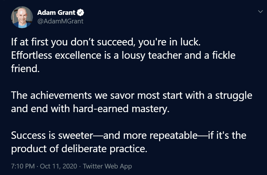 Adam Grant on Success