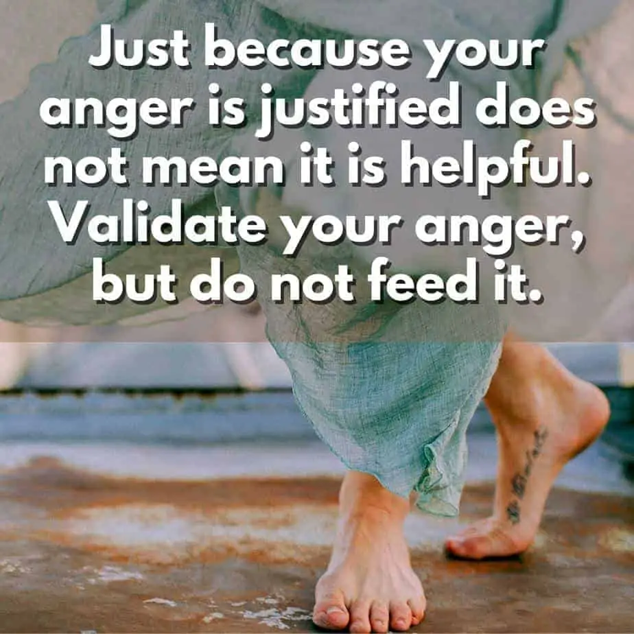 don't feed the anger