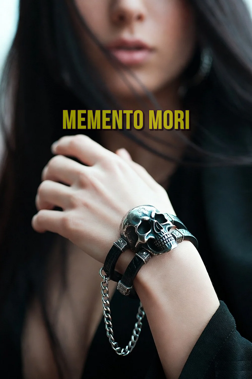 Memento Mori - skulls and flowers