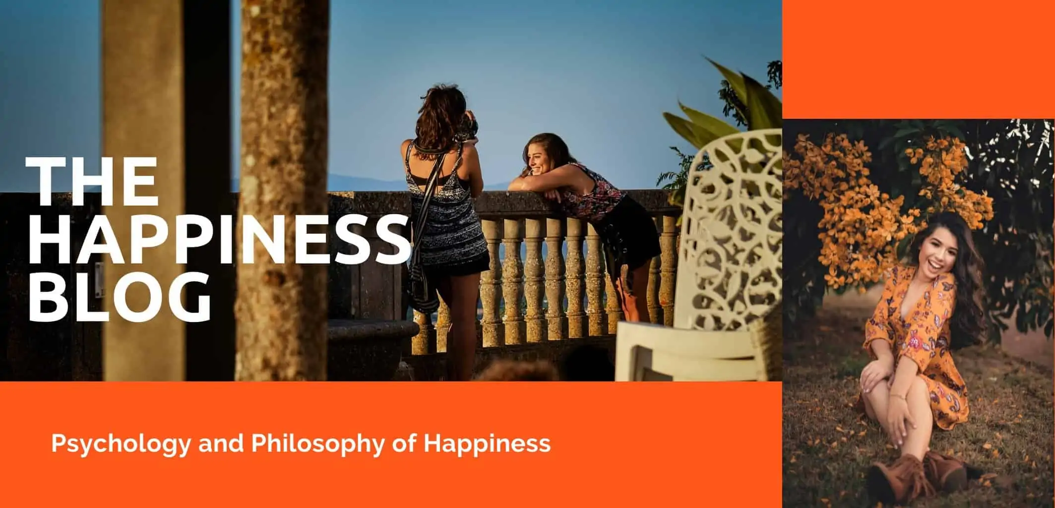 The Happiness Blog Homepage Header