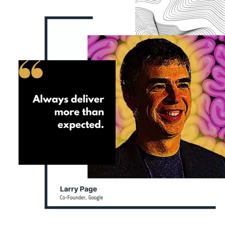 about life success - quote -larry page