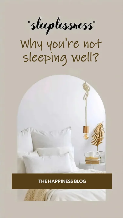 why not sleeping well at night