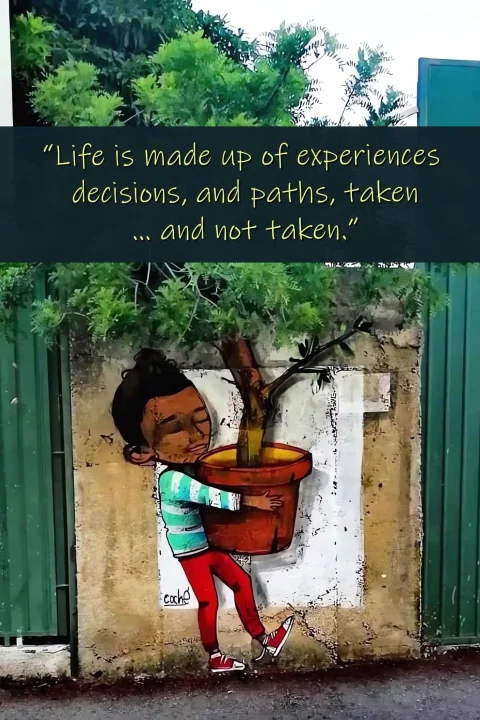 regrets are based on actions taken and not taken