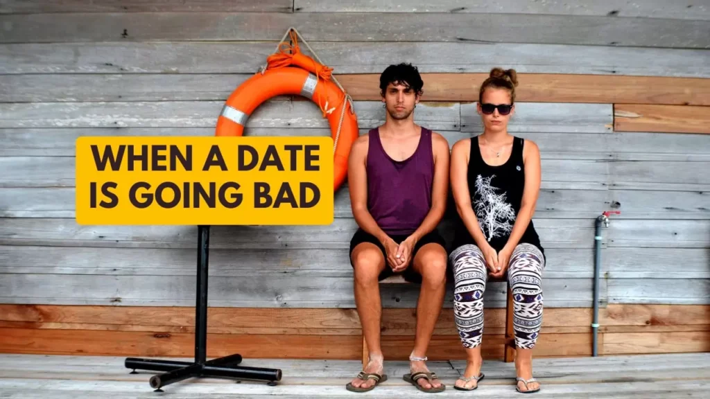 signs of a date going bad