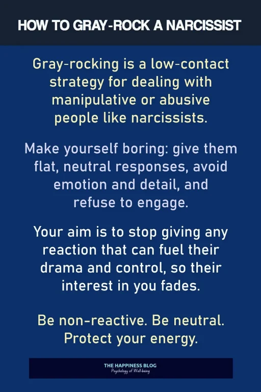 gray rocking is this