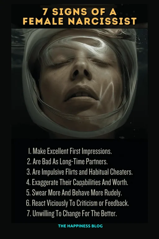 signs of a female narc