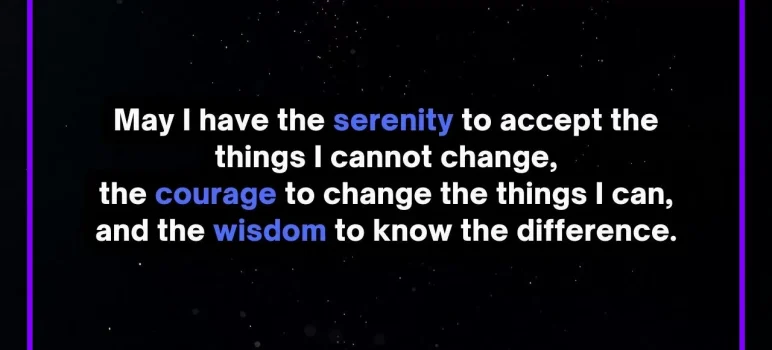 Serenity prayer for atheists and non-religious