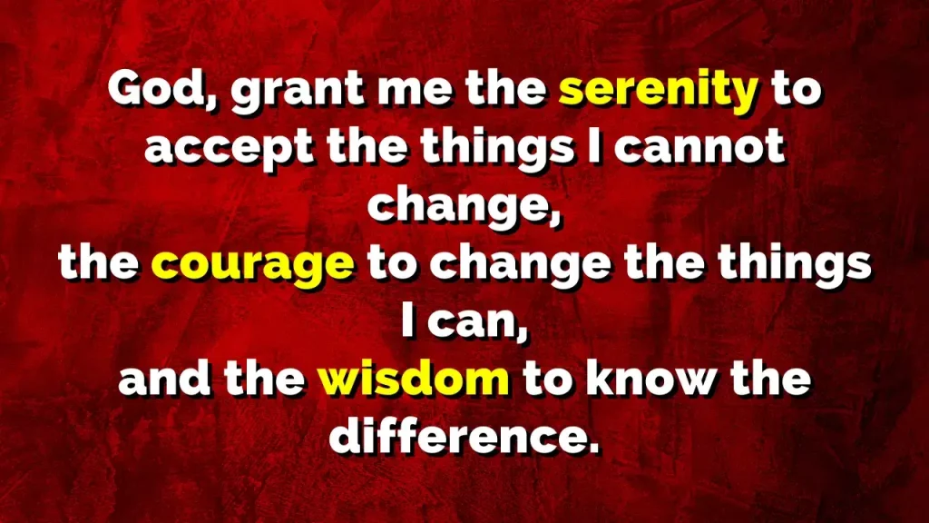 serenity prayer origins