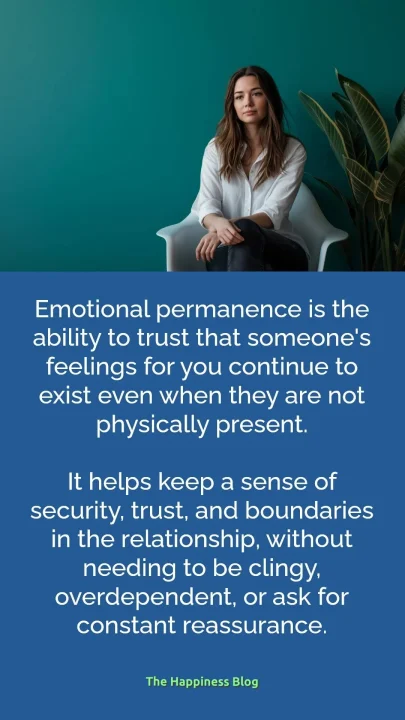How To Stop Being Clingy & Build Emotional Permanence 1 what is emotional permanence