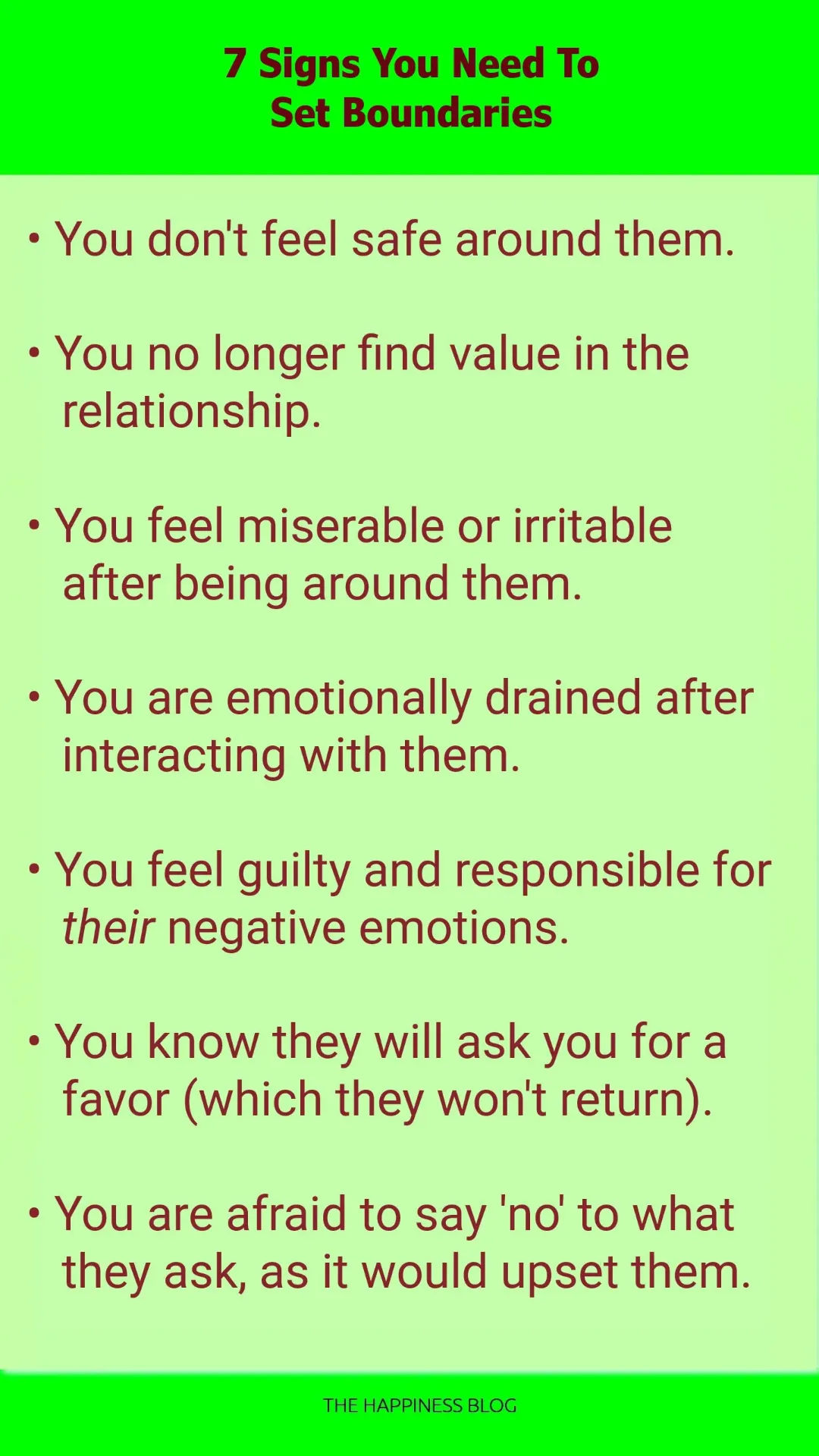 How To Set Healthy Boundaries For Relationship Bliss 1 7 signs that you need to set boundaries in your relationships