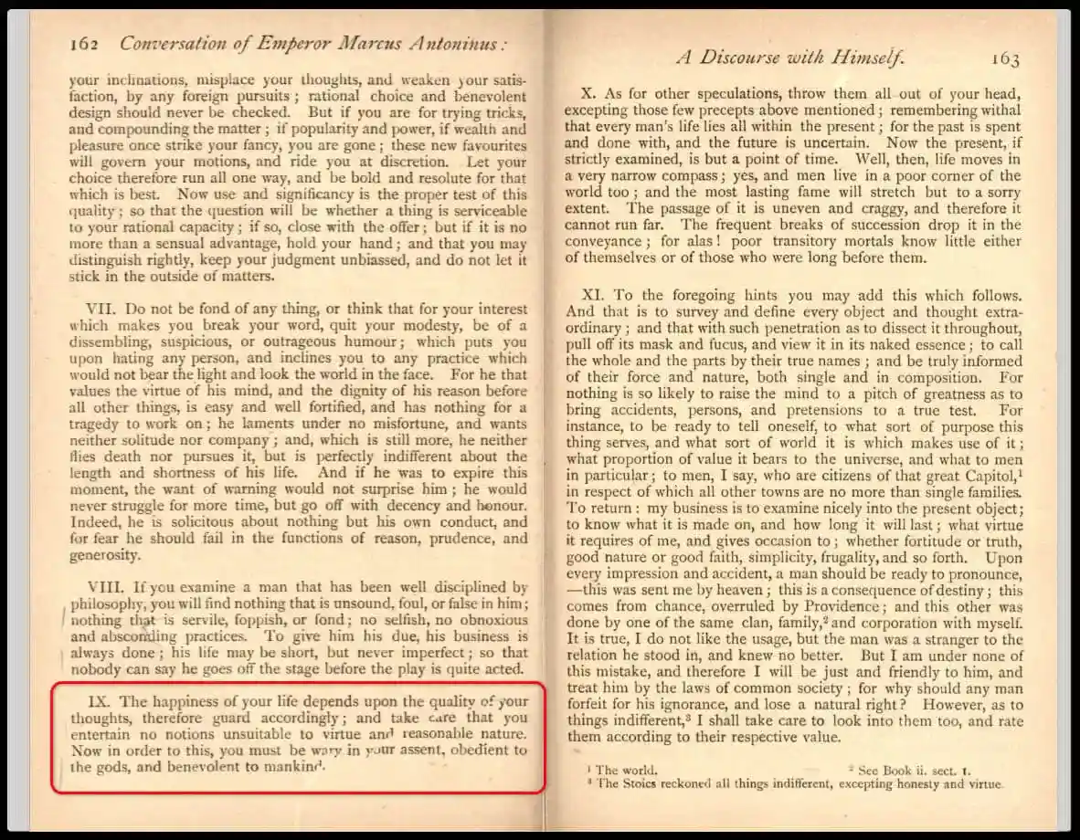 Happiness of your life depends on the quality if your thoughts - Marcus-Aurelius-Apology-of-Tertullian