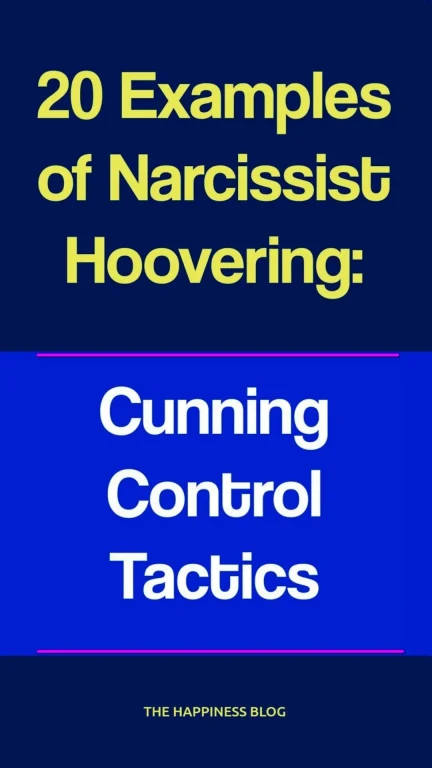 Narcissist Hoovering Examples Blue