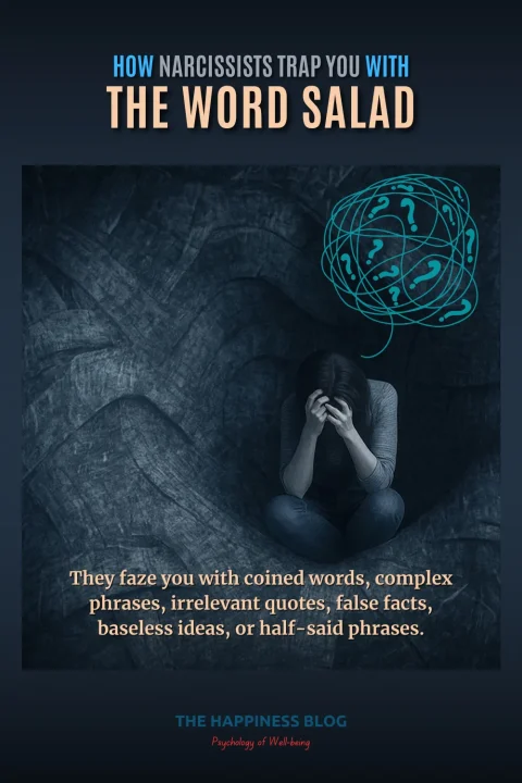 Word salad of a narcissist: how to know and block it