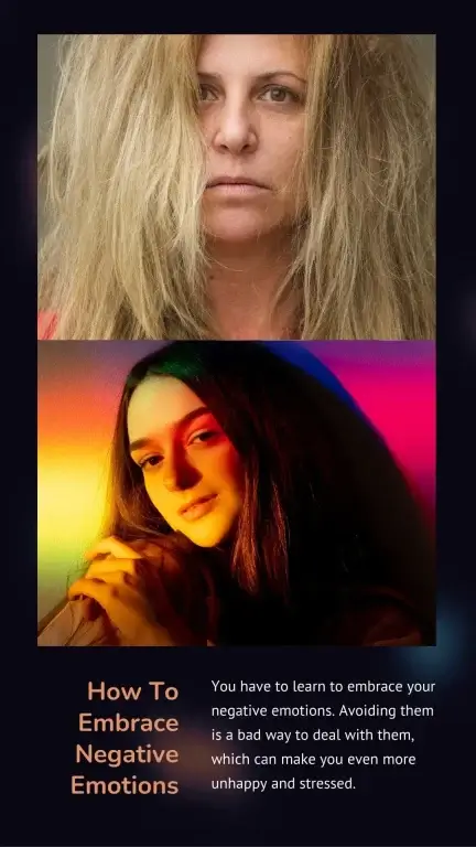 how to embrace negative emotions