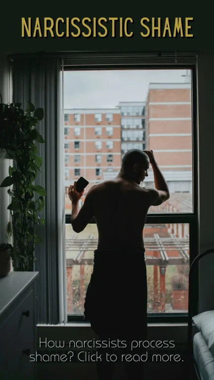 how narcissists process shame