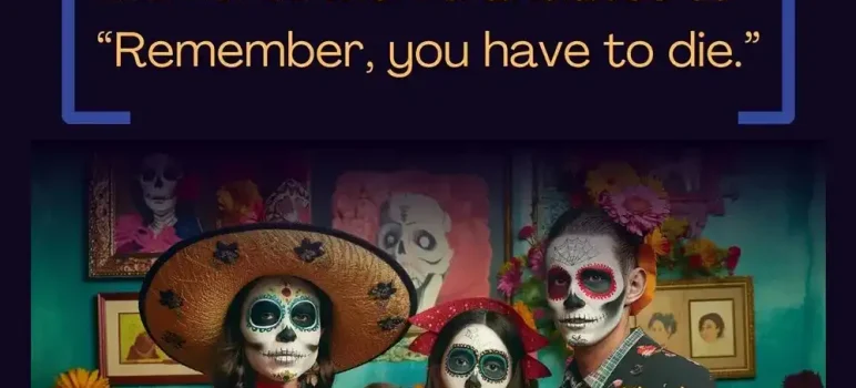 Memento mori and Halloween