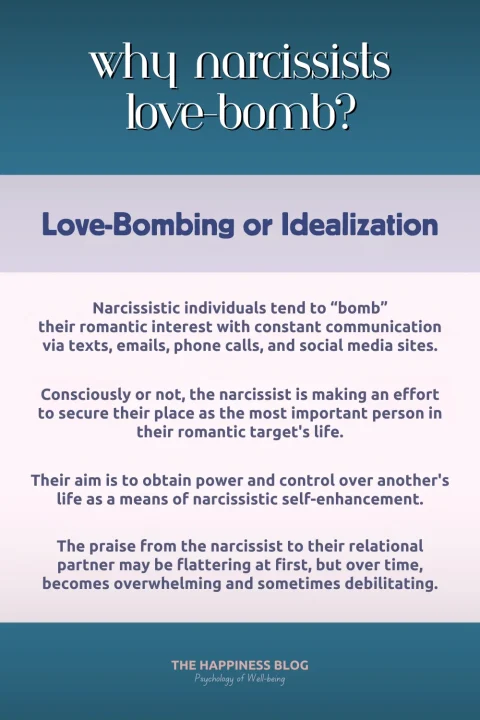 narcissistic idealization flooding partner with love