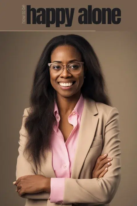 how to be happy alone-Pin