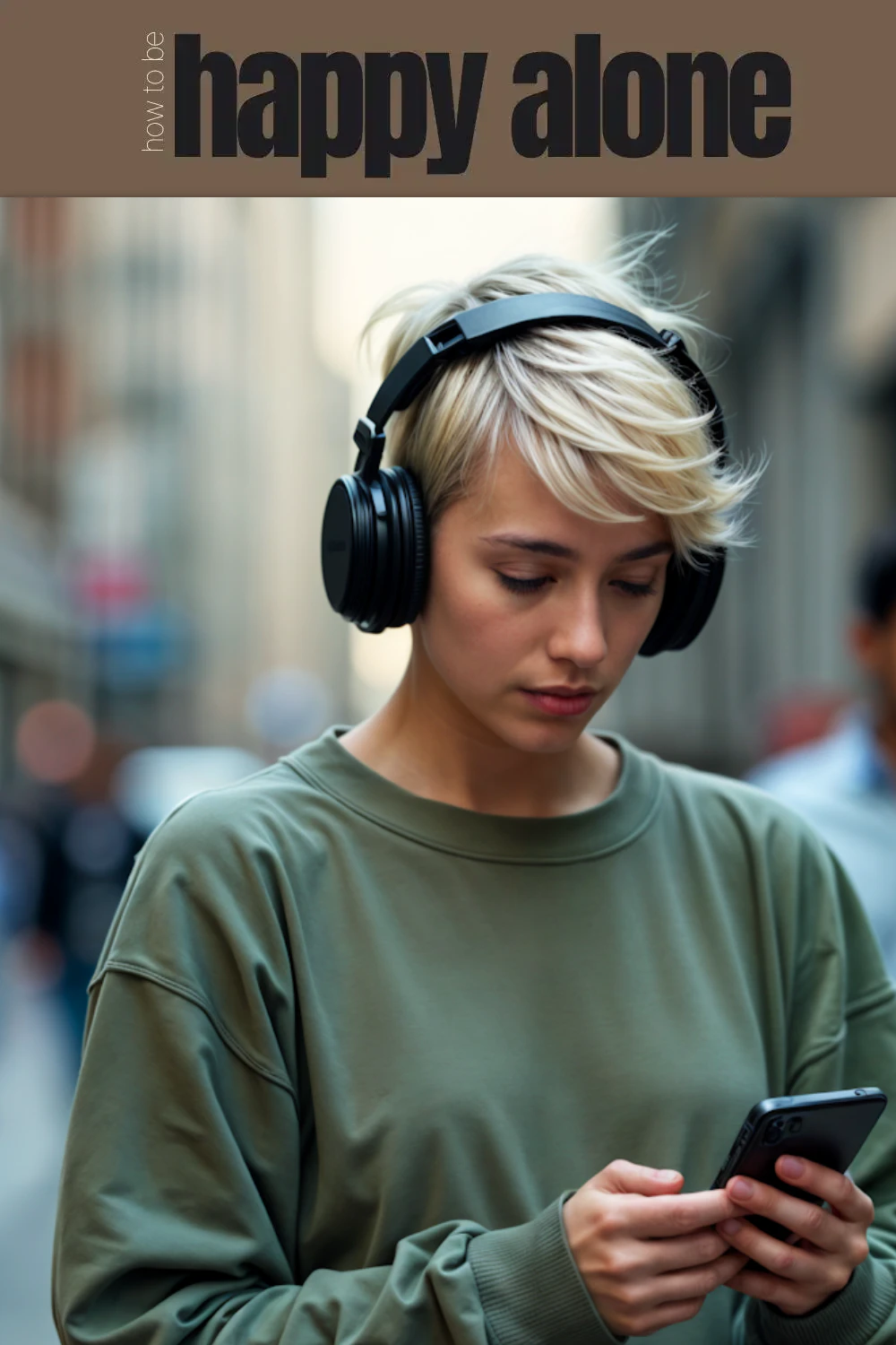 how to be happy alone-Pin