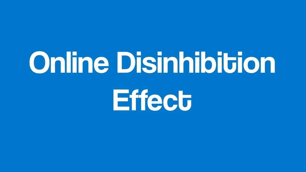 Online Disinhibition Effect