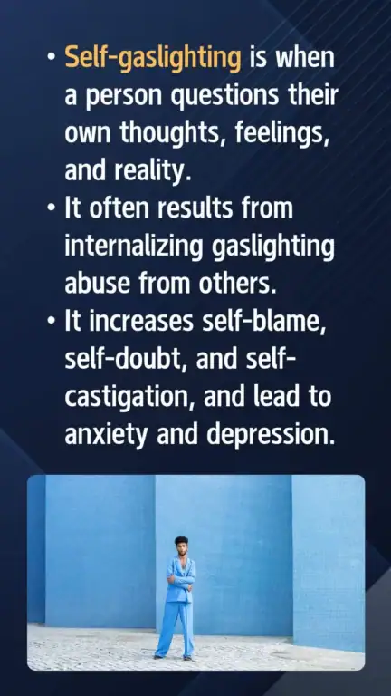 what is self-gaslighting