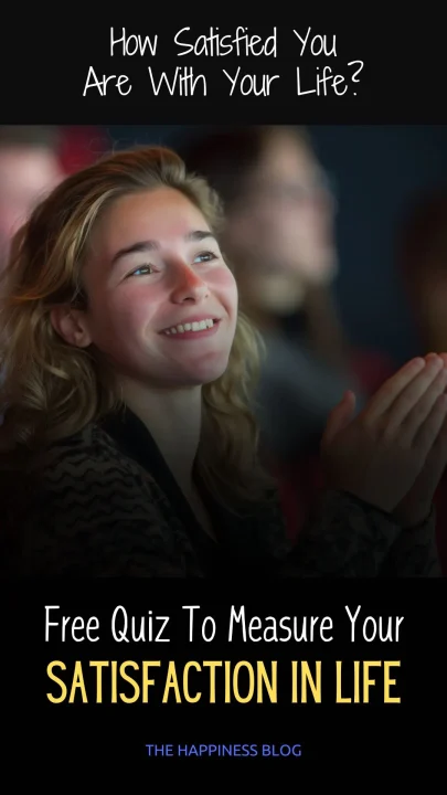 How Satisfied You Are In Life