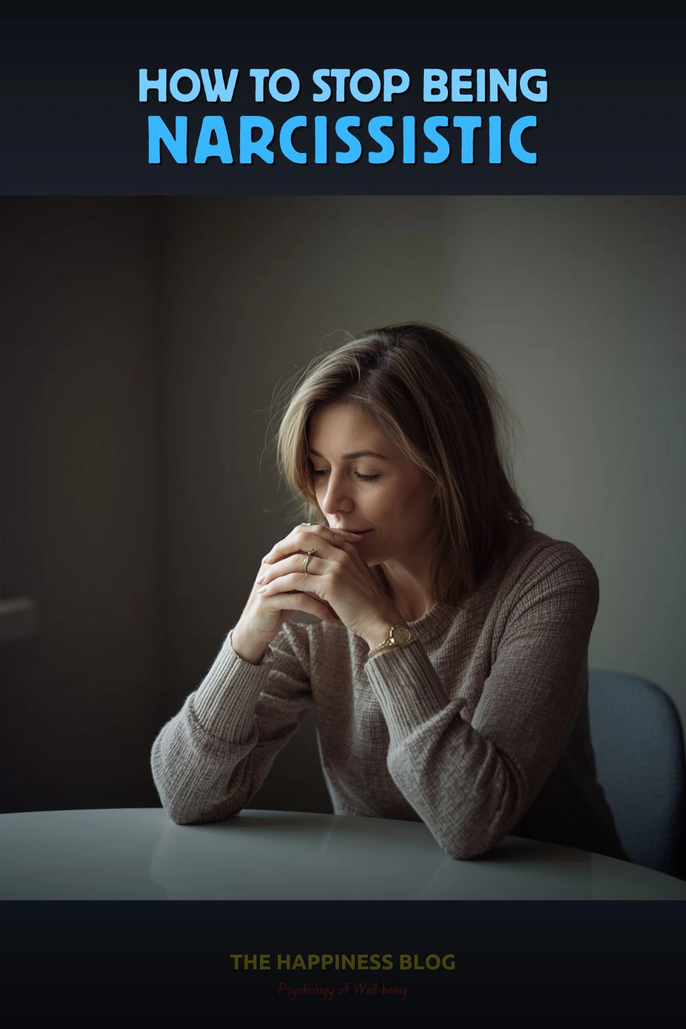 how to stop being narcissistic