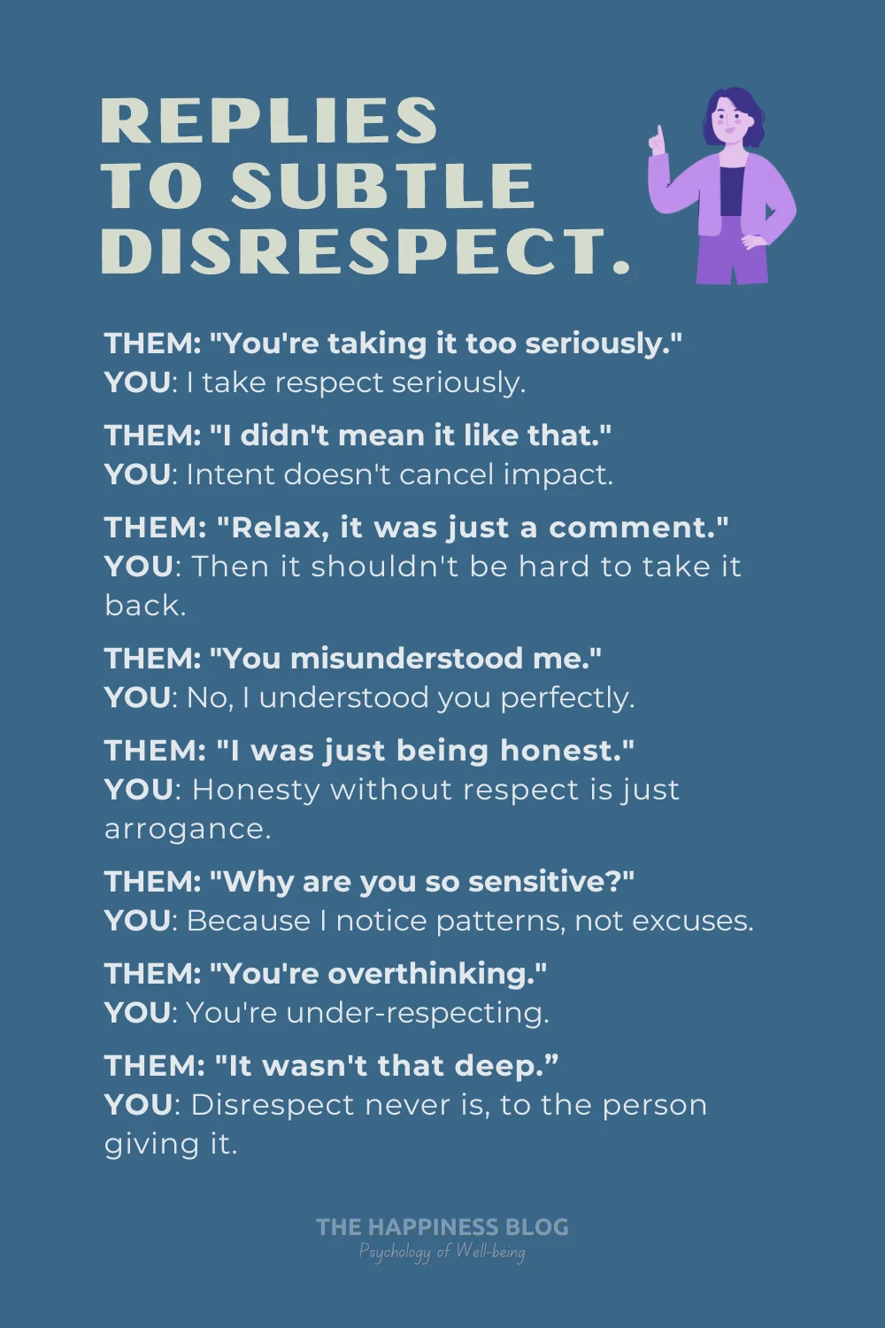 replies to disrespect (blu)