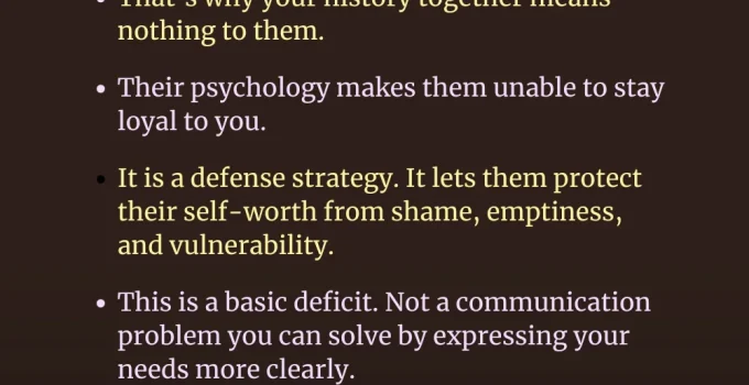 Why Can Narcissists Never Hold You Constant in Their Hearts?