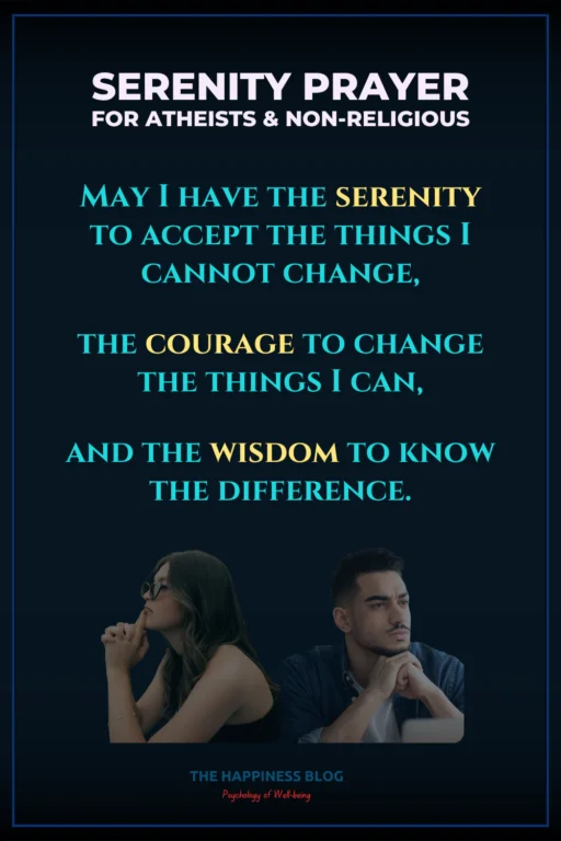 Serenity Prayer For Atheists & Non-Religious