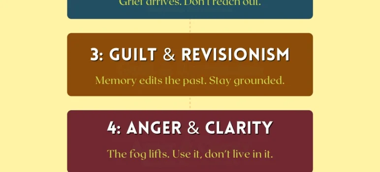 five stages of no contact