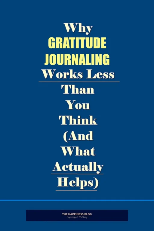 gratitude journaling small effect